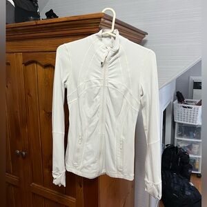 Cream lululemon define jacket